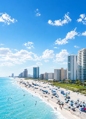 Aerial view of Perdido Key Florida